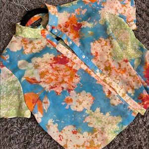 cropped flower top
